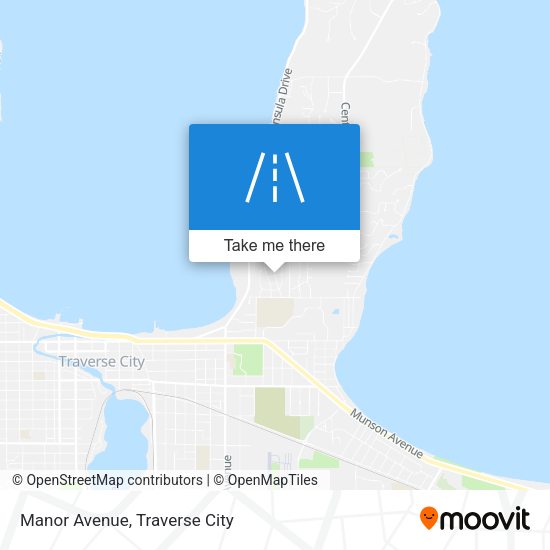 Manor Avenue map