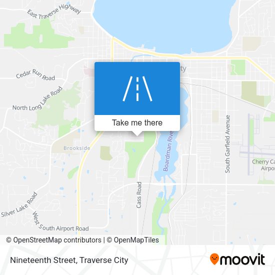 Nineteenth Street map