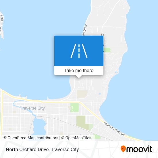 North Orchard Drive map