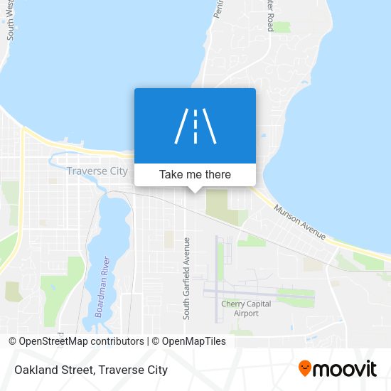 Oakland Street map