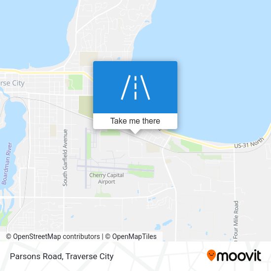 Parsons Road map