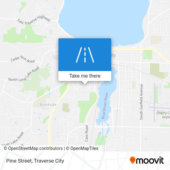 Mapa de Pine Street