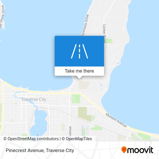 Mapa de Pinecrest Avenue