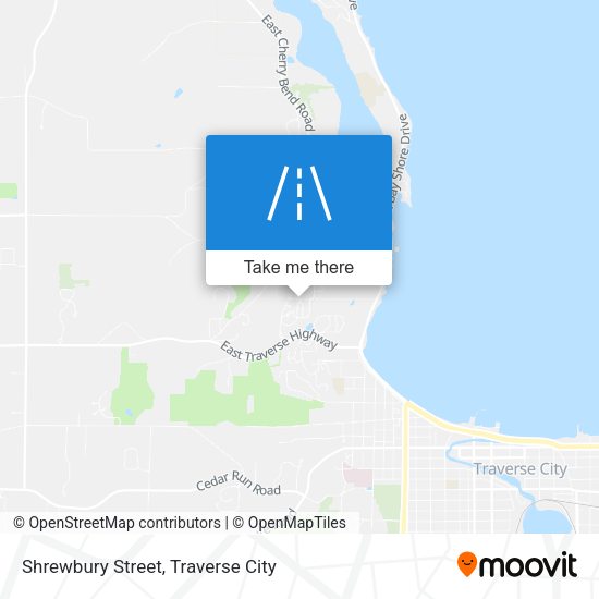 Mapa de Shrewbury Street