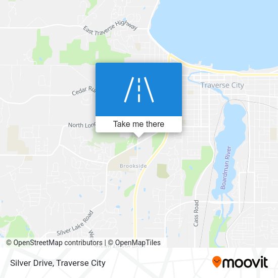 Silver Drive map