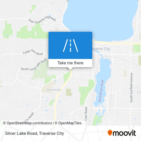Silver Lake Road map