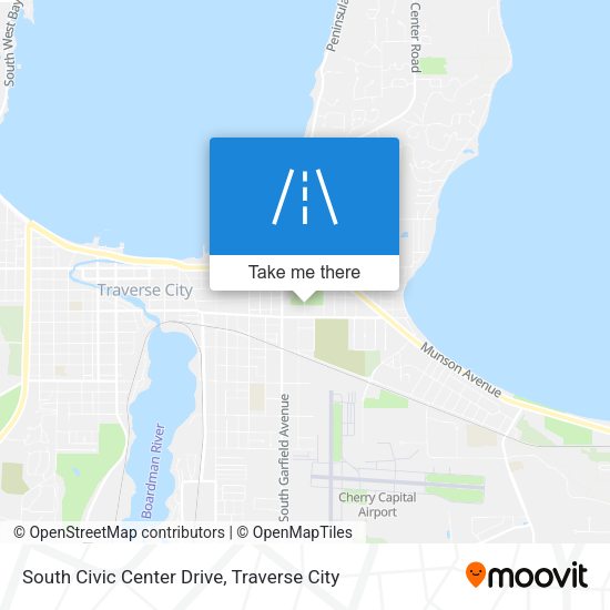 South Civic Center Drive map
