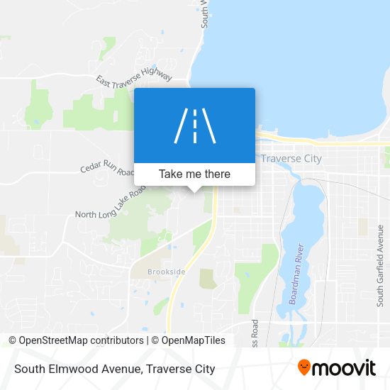 Mapa de South Elmwood Avenue