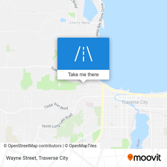 Wayne Street map