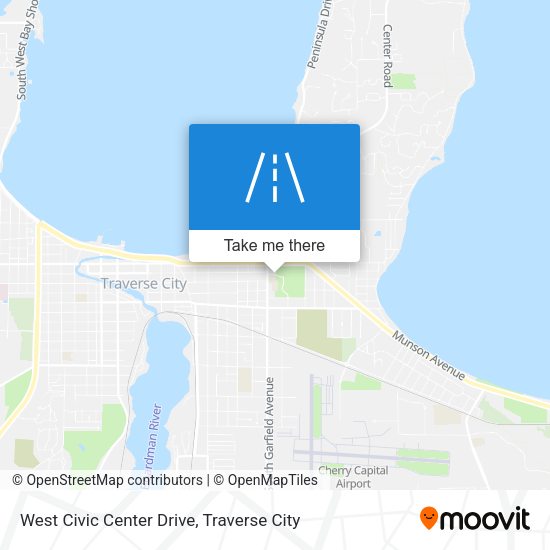 Mapa de West Civic Center Drive