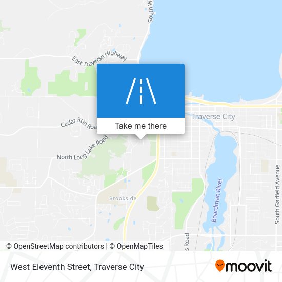 West Eleventh Street map