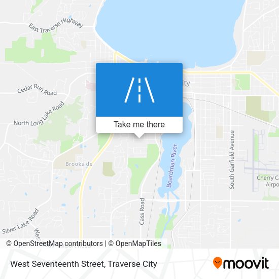 Mapa de West Seventeenth Street