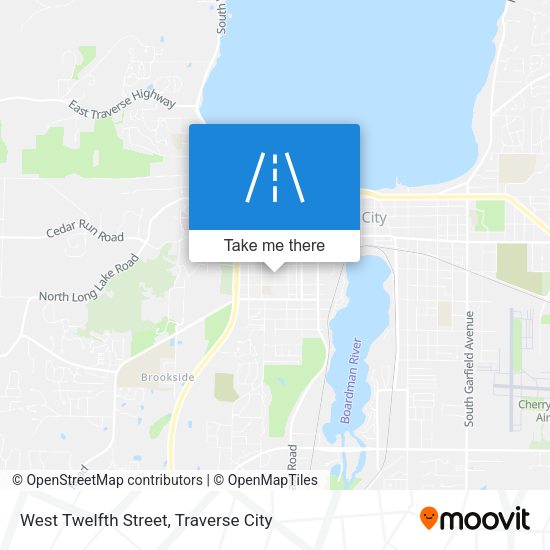 West Twelfth Street map