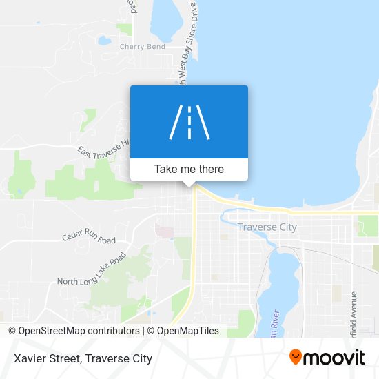 Xavier Street map