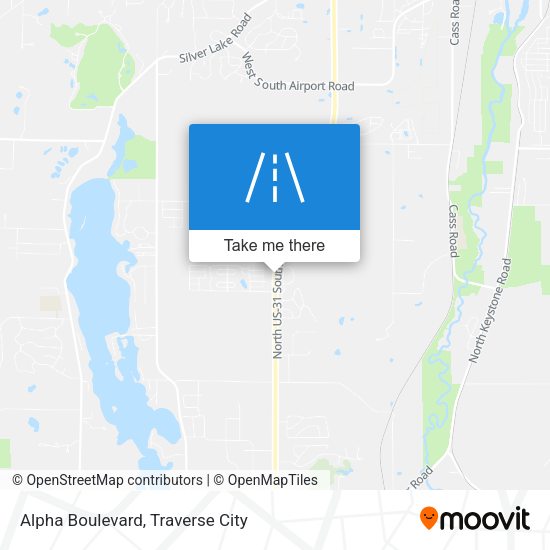 Alpha Boulevard map
