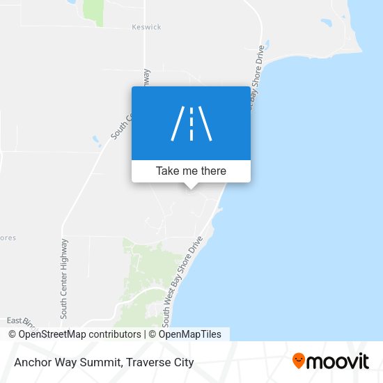 Anchor Way Summit map