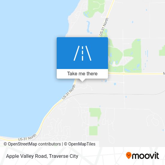 Apple Valley Road map