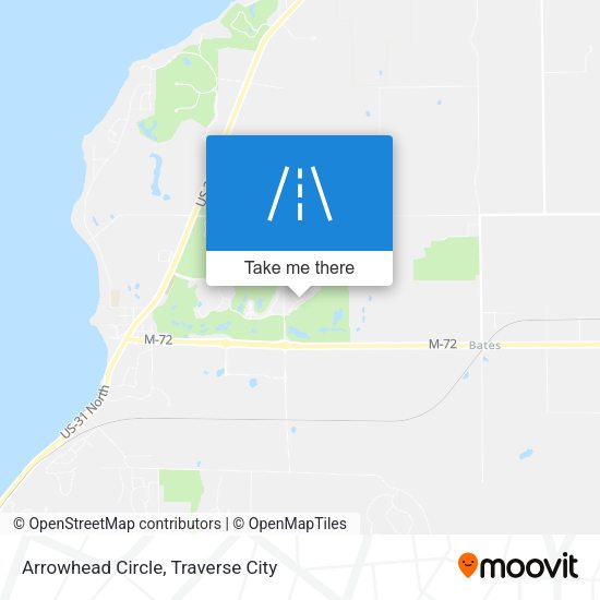 Mapa de Arrowhead Circle