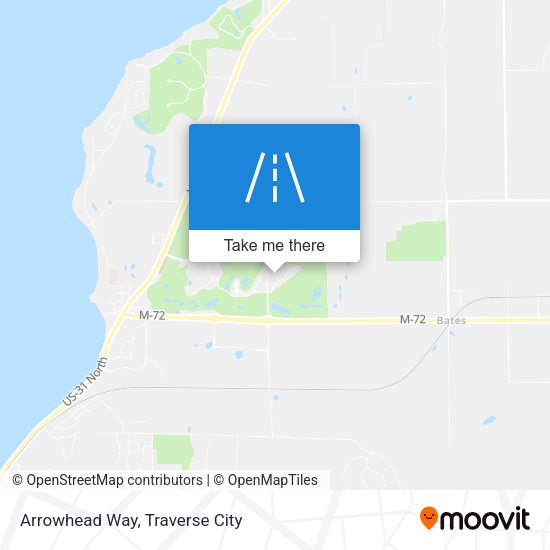 Arrowhead Way map