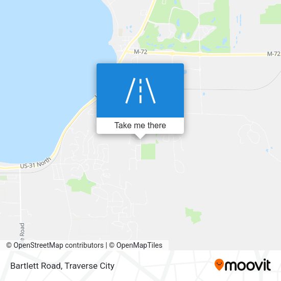 Mapa de Bartlett Road