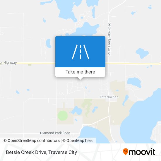 Betsie Creek Drive map