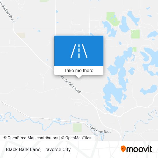 Black Bark Lane map
