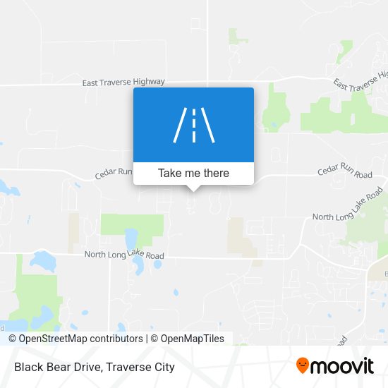 Mapa de Black Bear Drive