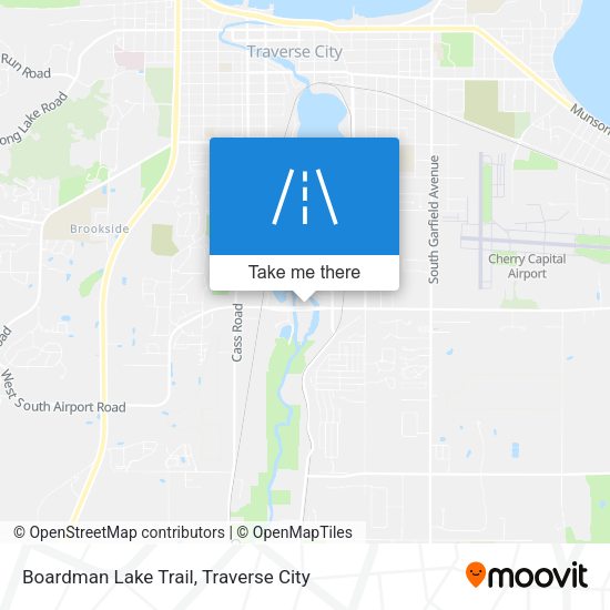 Mapa de Boardman Lake Trail