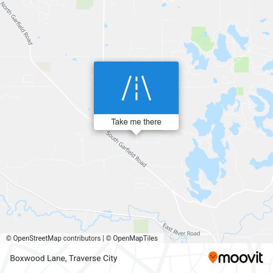 Boxwood Lane map