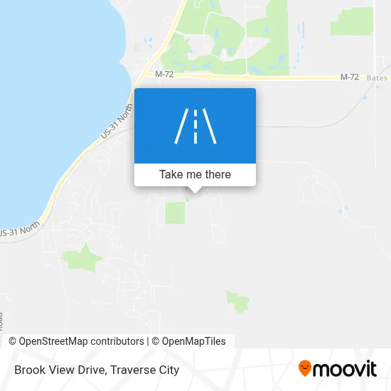Brook View Drive map