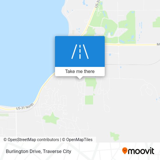 Burlington Drive map