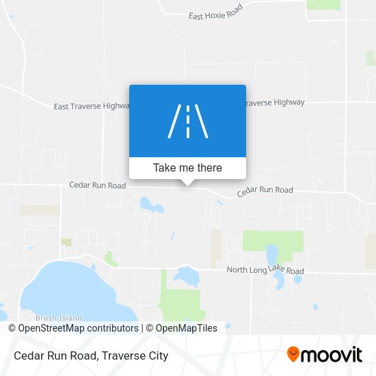 Mapa de Cedar Run Road