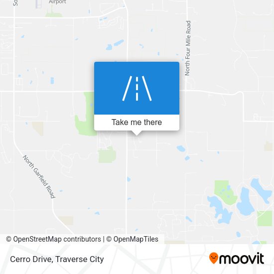 Mapa de Cerro Drive