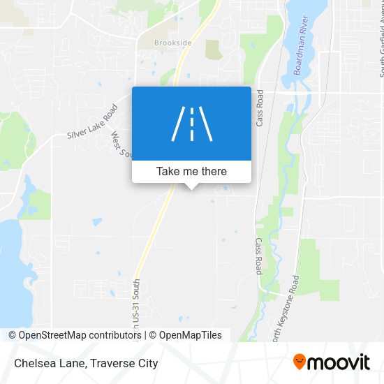 Chelsea Lane map
