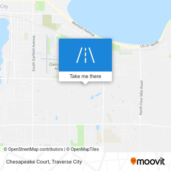 Chesapeake Court map