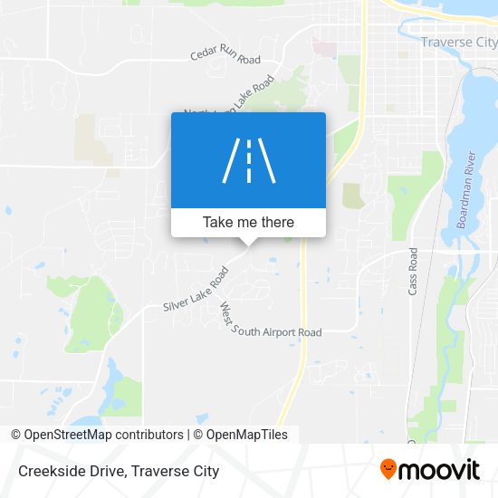 Mapa de Creekside Drive