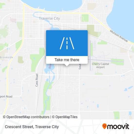 Crescent Street map
