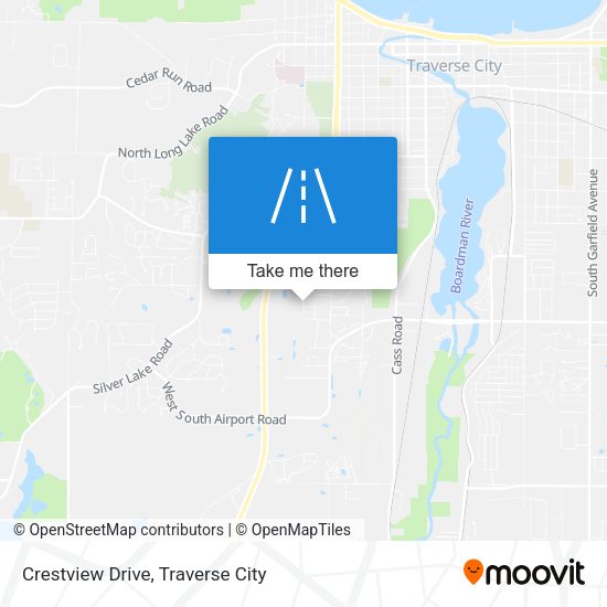 Mapa de Crestview Drive