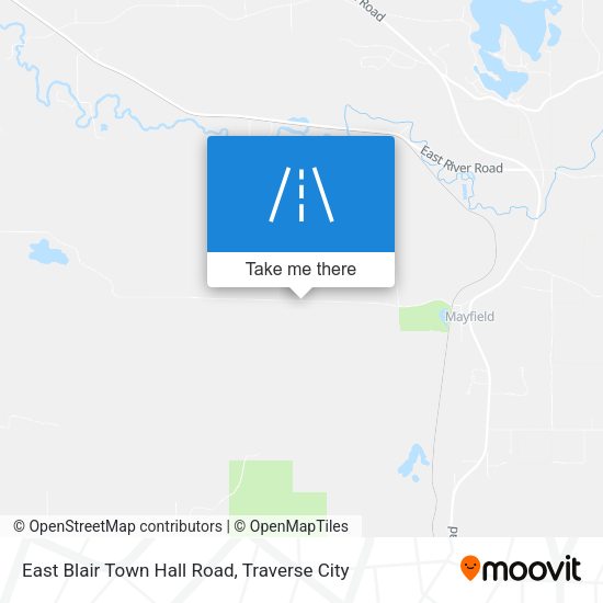 Mapa de East Blair Town Hall Road