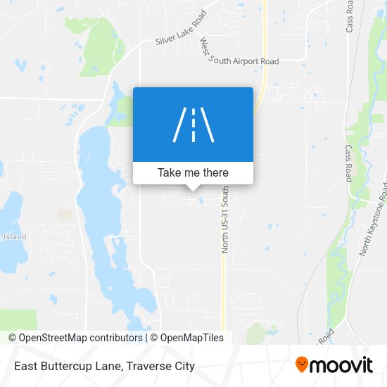 East Buttercup Lane map