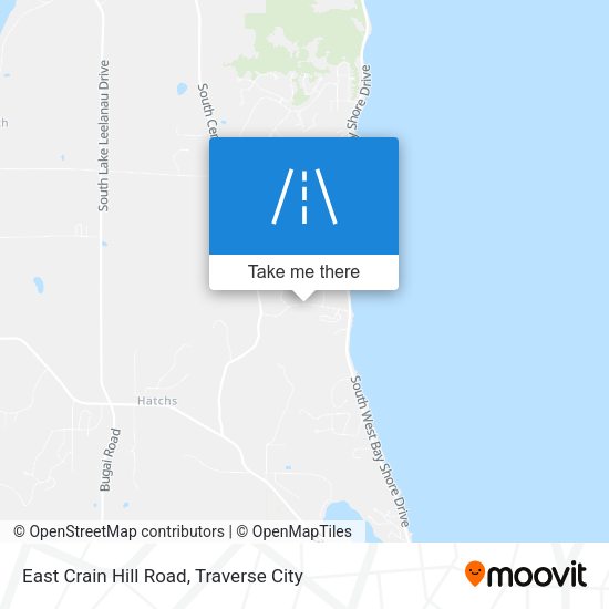 East Crain Hill Road map