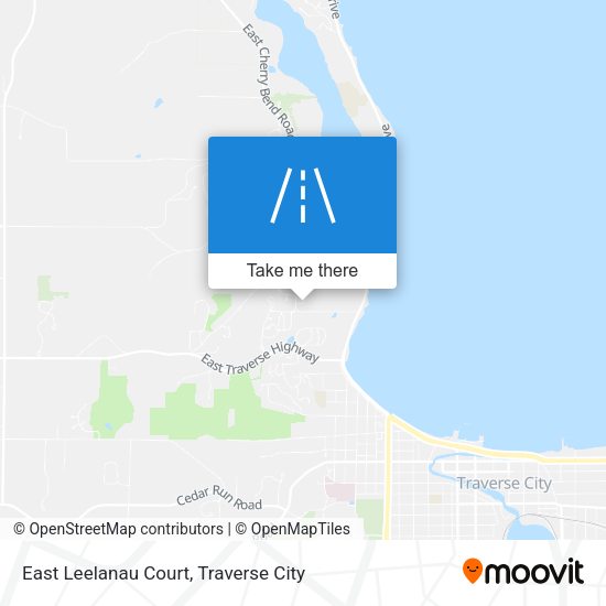 East Leelanau Court map