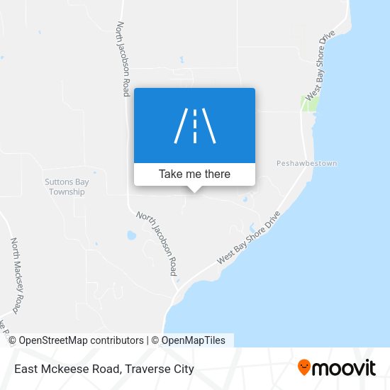 East Mckeese Road map