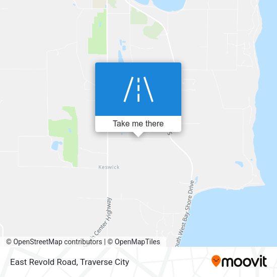East Revold Road map