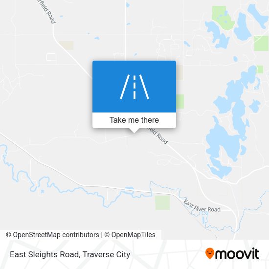 East Sleights Road map
