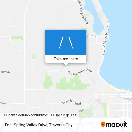 East Spring Valley Drive map