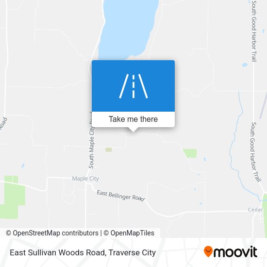 Mapa de East Sullivan Woods Road