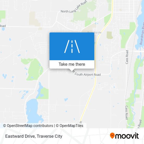 Eastward Drive map