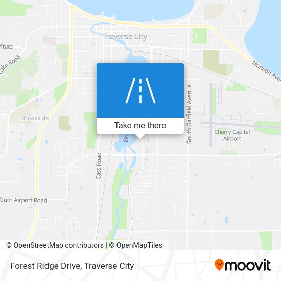 Forest Ridge Drive map