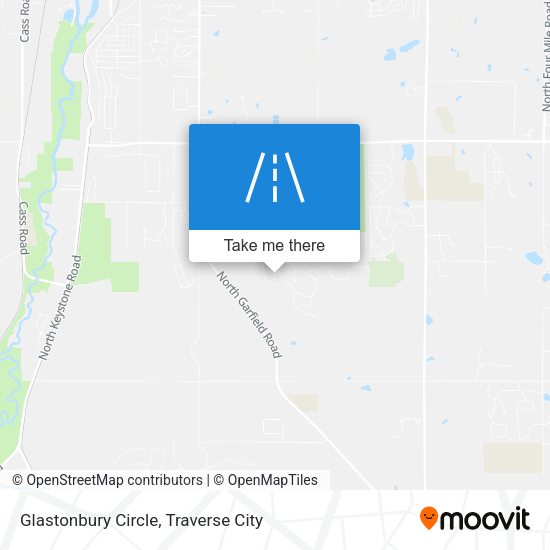 Glastonbury Circle map